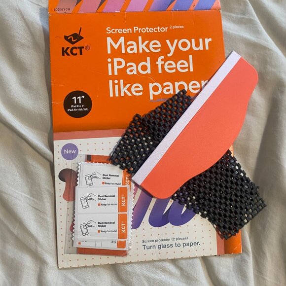 KCT [2 PACK] Paper Screen Protector Compatible with iPad Pro 11" & iPad Air 5,4 - Picture 4 of 4